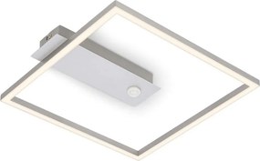 Briloner - LED mennyezeti lámpa szenzorral FRAME LED/14W/230V 3000K 30x32 cm matt króm