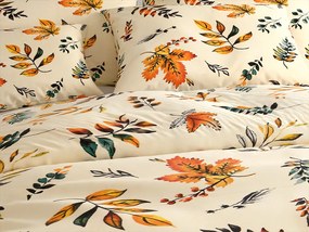 Mikroplüss ágyneműhuzat AUTUMNA krémszínű Ágyneműhuzat mérete: 70 x 90 cm | 140 x 200 cm