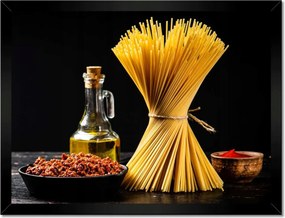 Poszterek keretben 40x30 Spagetti tészta