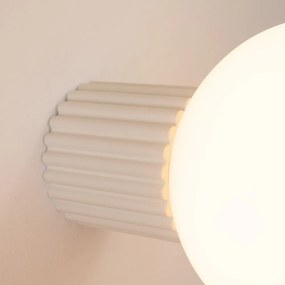 Krémszínű fali lámpa ø 12 cm Orbital – Sollux