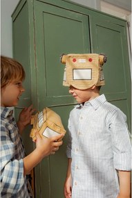 Okkersárga textil játéktároló kosár 22x19x15 cm School Bus – Lorena Canals