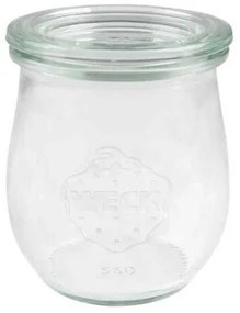 Weck 6 db-os Tulpe befőttesüveg 1062 ml tartozékokkal, átmérő 100 mm