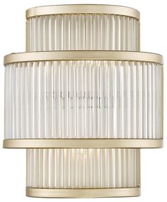 Zuma Line W0528-02B-V6AC - Fali lámpa SERGIO 2xG9/33W/230V arany