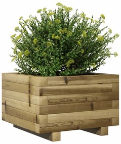 vidaXL impregnált fenyőfa kerti virágláda 40x40x26,5 cm