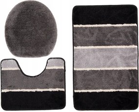 Fürdőszobaszőnyeg 3 El. Csúszásgátló Vastag