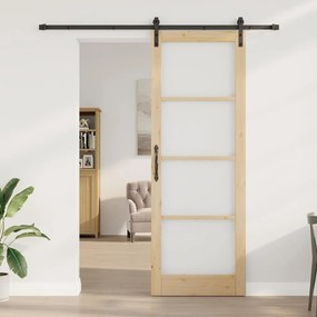 Csúszóajtó Egyéb ORKDAL Barna 83 x 232 cm Fa és fém