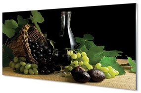 Üvegképek Trash bor szőlőlevél 120x60cm