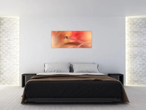 Virágos harmatcsepp képe (120x50 cm)