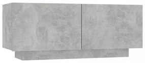 betonszürke forgácslap éjjeliszekrény 100 x 35 x 40 cm