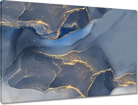 Vászonkép 90x60 Kék márvány