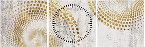 Kép - Beton design (órával) (90x30 cm)