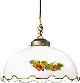 Kolarz 731.32.115 - Kábeles csillár NONNA 1xE27/75W/230V átm. 36 cm bordó/eper