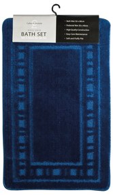 Kék fürdőszobai kilépő szett 2 db-os 80x50 cm Armoni - Catherine Lansfield