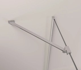 Erga Bern Dupla, zuhanykabin 2 szárnyas ajtókkal 90 (ajtó) x 100 (ajtó) x 195 cm, 6mm átlátszó üveg, króm profil, ERG-V02-BERN-D090D100-CL-CR