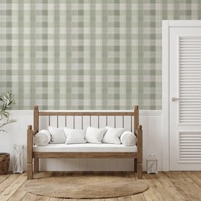 Arthouse Signature 2 Country Check zöld kockás papír tapéta – 922806
