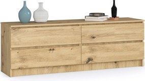 Komód K160 4SZ Clp Pk Tölgy Artisan Akd