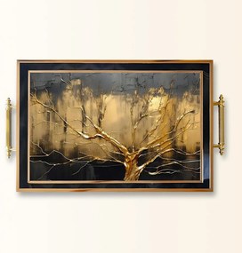 Üveg tálca, 38×24 cm – TPA9928