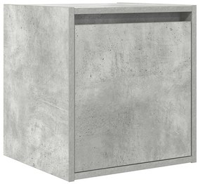 2 db betonszürke falra szerelhető éjjeliszekrény 38x34x40 cm