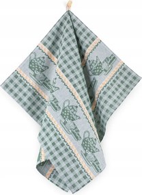 Konyhai törlőkendő 50x70 Zwoltex Uzsonnás Minta zöld