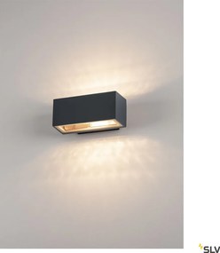 SLV 232485 BOX Modern Kültéri Fali Lámpa Antracit R7s 78mm IP44