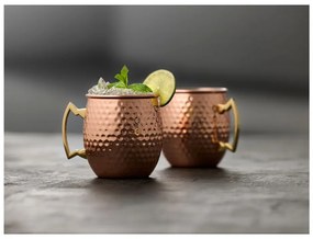 Rézszínű acél bögre szett 2 db-os 400 ml Moscow Mule – Lyngby Glas