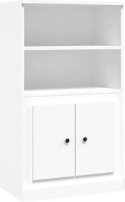 vidaXL fehér szerelt fa magasszekrény 60x35,5x103,5 cm