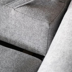 Kinyitható sarokkanapé LARDE, petrolkék Változat: Bal sarok