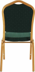 Rákásolható szék, zöld/arany festés, ZINA 3 NEW