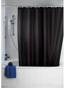 WENKO 20043100 - Zuhanyfüggöny 180x200 cm fekete