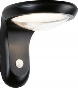 Paulmann Diskola napelemes Led fali lámpa, 3,5 W, szenzorral, IP44, antracit