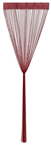 2 db burgundi vörös zsinórfüggöny 100 x 250 cm