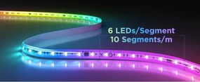 Govee - LED RGBWWIC Dimmelhető hosszabbító Szalag Strip Light 2 Pro 1m Wi-Fi Matter
