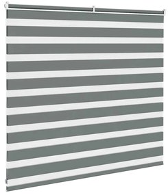 zebrafüggönnyel sötét szürke szövetszélesség 155,9cm poliészter