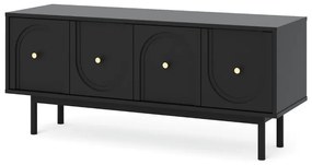 Tv Állvány Fekete/Arany Színben. MAZOMA RTV 4D