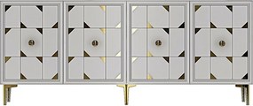 Moka 180 - White, Gold