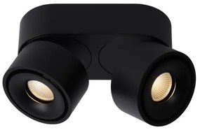 Lucide 35911/16/30 - LED Dimmelhető spotlámpa YUMIKO 2xLED/8W/230V fekete