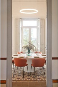 Narancssárga kárpitozott étkezőfotel szett 2 db-os Add – Teulat