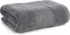 Fürdőlepedő 70X140 acél, fényes cérnával