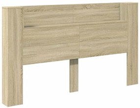 Fejtámla polcokkal Sonoma tölgy 180 x 16,5 x 103,5 cm Faanyag