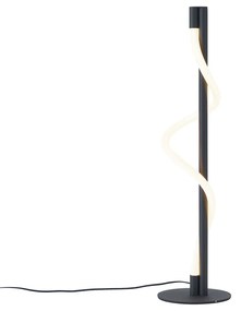 Modern fekete asztali lámpa LED-del, 3 fokozatban dimmelhető - Twirl