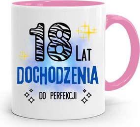 Születésnapra 18 18. 18. Bögre Rózsaszín Ajándék fényképes nyomtatással