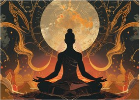 Kép - Meditáció (70x50 cm)
