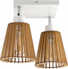 Függőlámpa Mennyezeti Állítható Kúp Fa