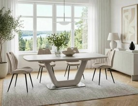 Armani bővíthető kerámia asztal szürke 160-220cm