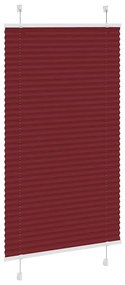 pliszírozott redőny Bordeaux piros 70x100 cm szövetszélesség