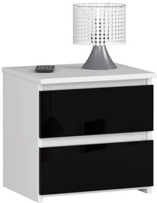 Éjjeliszekrény Cleania CL2 (fényes fekete). Akció -15%. 1069506