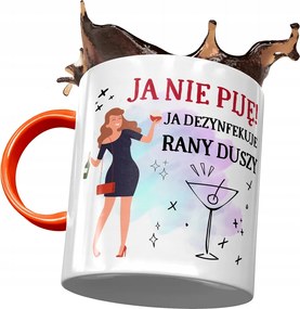 Bögre Narancs Vicces Én Nem Iszom Nyomtatott Fotóval