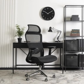 Fotel Obrotowy LITOS Ergonomiczny Czarny