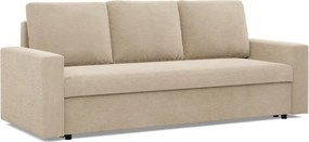 Zeus kanapéágy, kordbársony, hab töltet, egyenes kartámasz, bézs