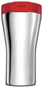 Utazó termo bögre, piros, átm. 9,5 cm - Alessi